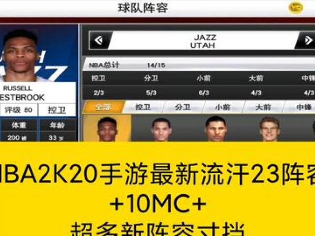 nba2k20怎么看阵容名单